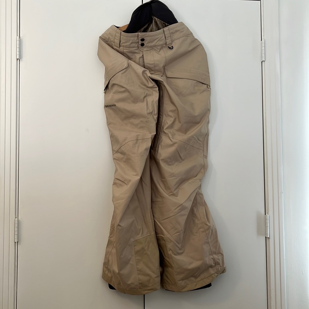 Used Tan Patagonia Snowboard Pants